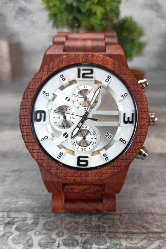 ξύλινο-ρολόι-χρονογράφος-κερασιά