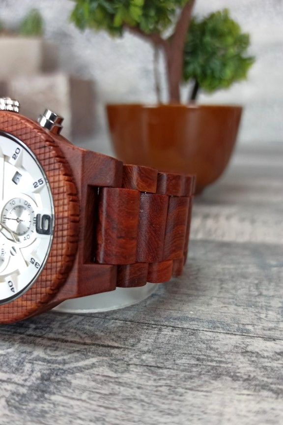 ξύλινο-ρολόι-χρονογράφος-κερασιά