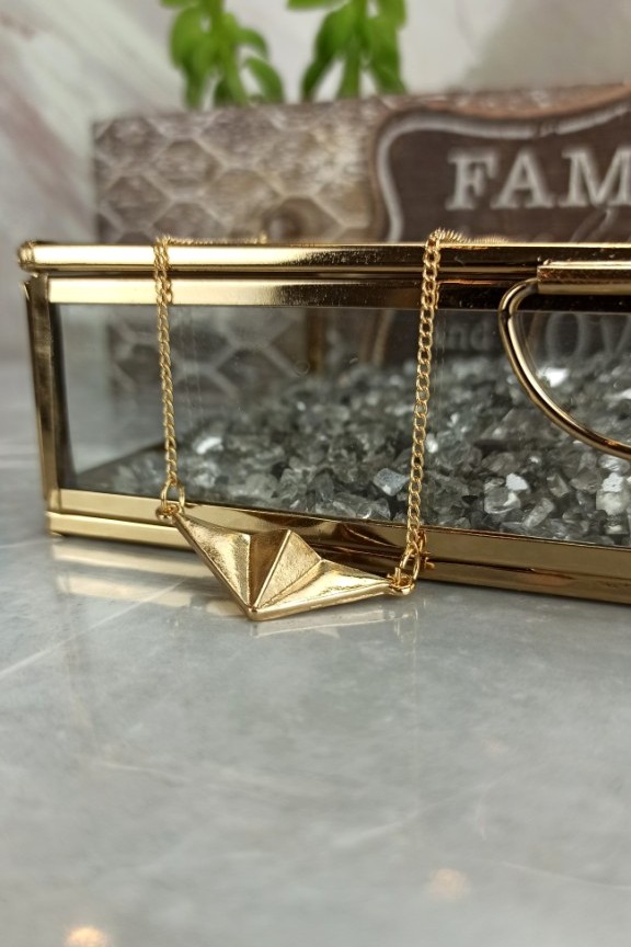 κολιέ-origami-σαίτα-χρυσό