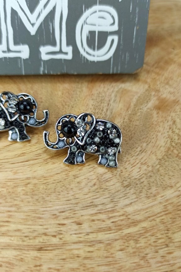 σκουλαρίκια-ελέφαντες-μαύρα