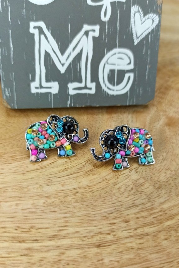 σκουλαρίκια-ελέφαντες-πολύχρωμα