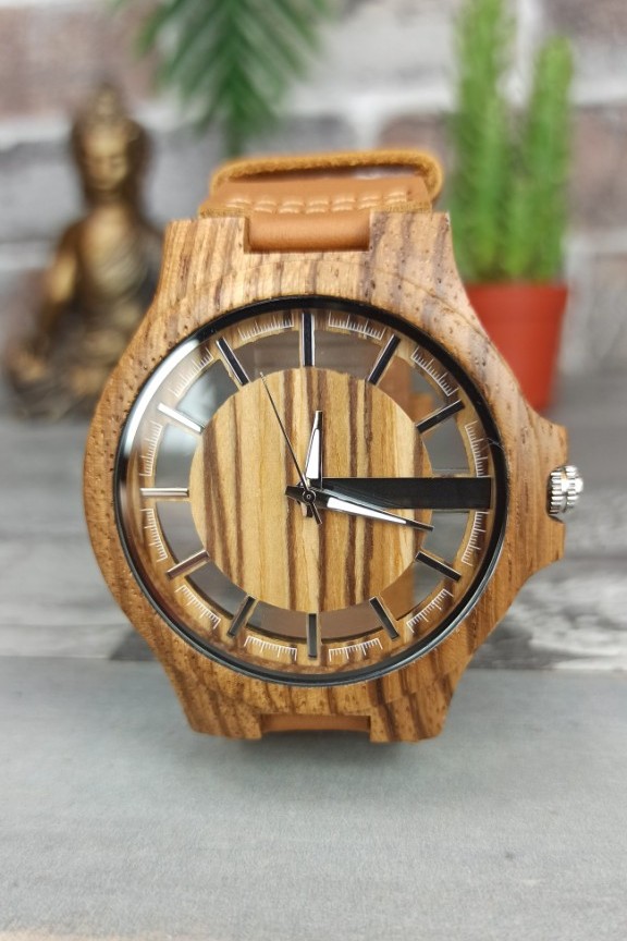ξύλινο-ρολόι-χειρός-διάφανο-ζεμπράνο
