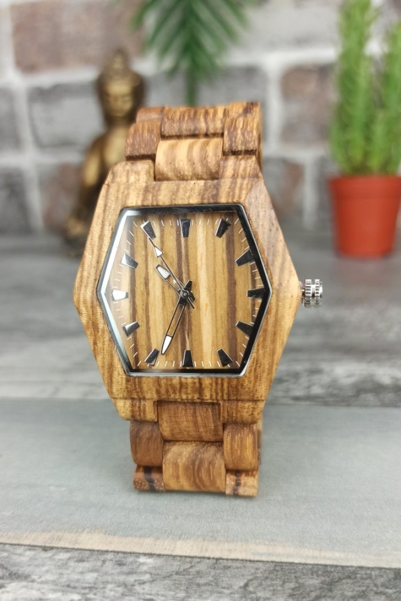ξύλινο-ρολόι-πολυγωνικό-μπρασελέ-ζεμπράνο