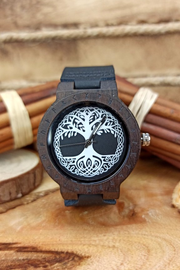 ξύλινο-ρολόι-δέντρο-μαύρο-μικρό