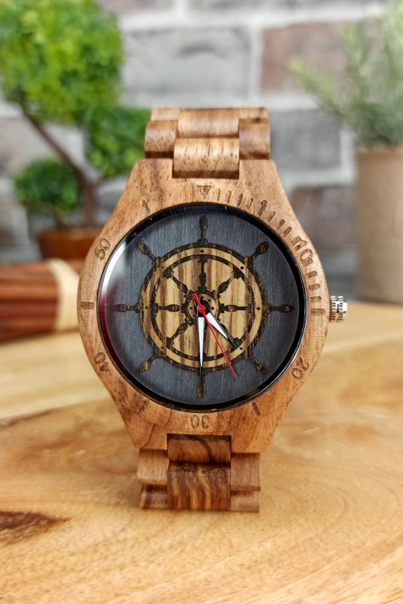 ξύλινο-ρολόι-πηδάλιο-μπρασελέ-ζεμπράνο