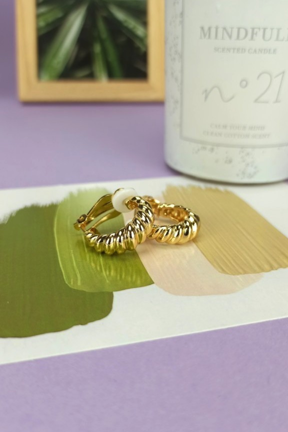 σκουλαρίκια-στριφτά-με-κλιπ-χρυσά