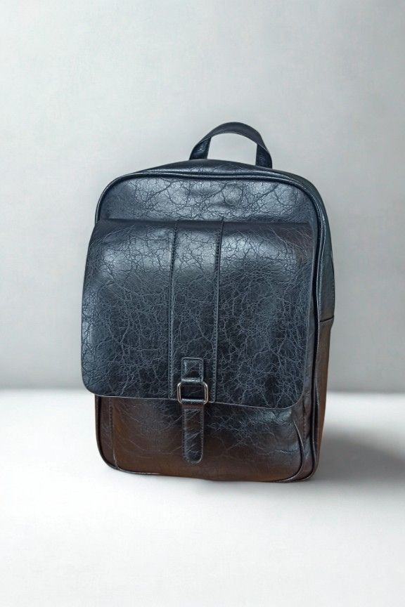 ανδρικό-σακίδιο-πλάτης-δερματίνη-μαύρο