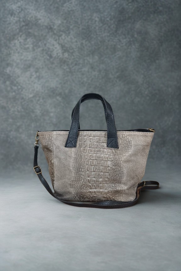 δερμάτινη-τσάντα-καστόρι-κροκό-πούρο