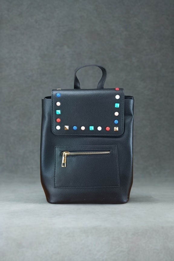 δερμάτινο-σακίδιο-πλάτης-τρουκς-μαύρο