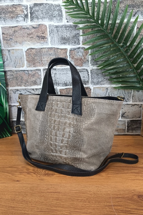 δερμάτινη-τσάντα-καστόρι-κροκό-πούρο
