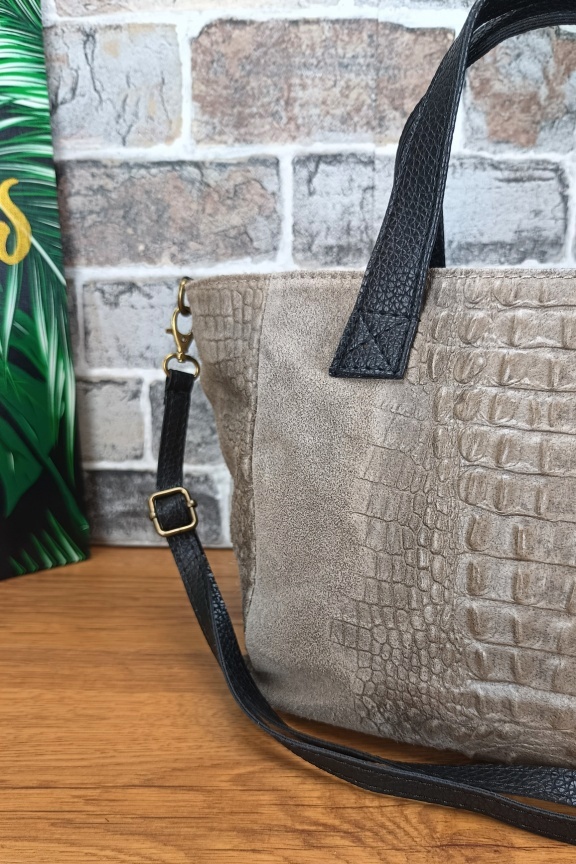 δερμάτινη-τσάντα-καστόρι-κροκό-πούρο