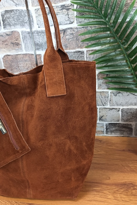 δερμάτινη-τσάντα-hobo-καστόρι-καφέ-μελί