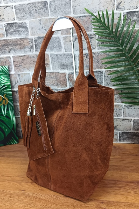 δερμάτινη-τσάντα-hobo-καστόρι-καφέ-μελί