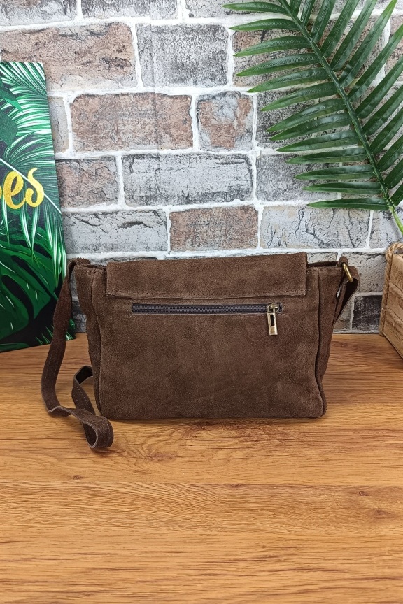 δερμάτινη-τσάντα-ταχυδρόμου-καστόρι-καφέ-σκούρο