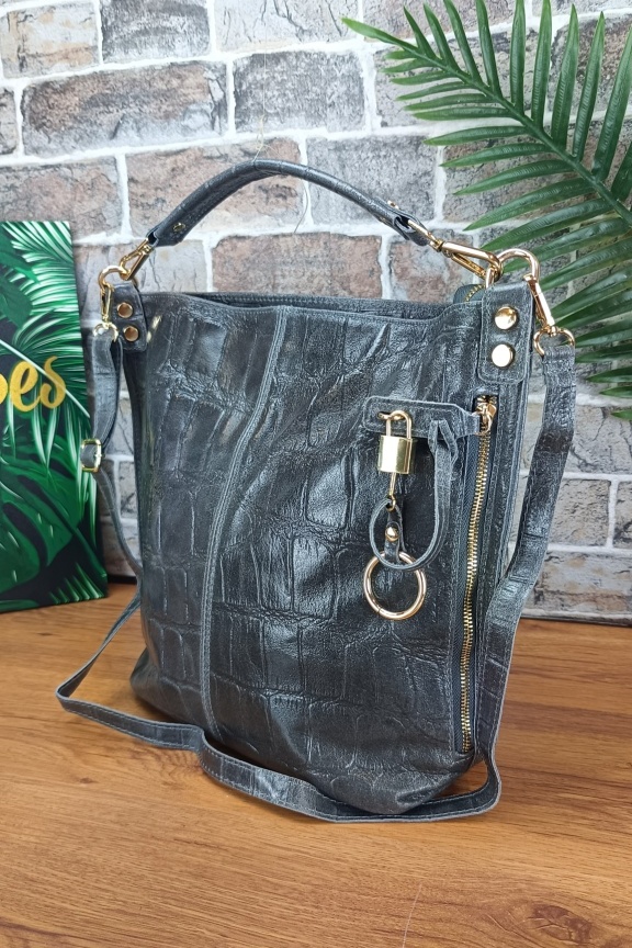 δερμάτινη-τσάντα-κροκο-γκρι-σκουρο