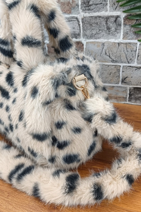 τσάντα-γούνα-λεοπάρ-μπεζ