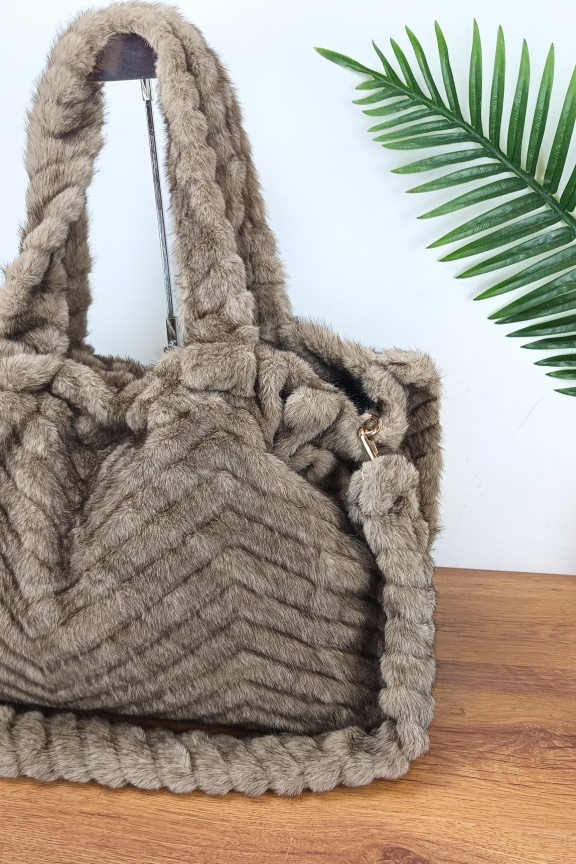 μεγάλη-γούνινη-τσάντα-hobo-γκρι