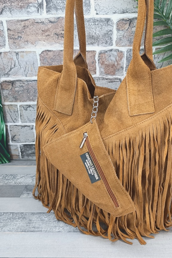 δερμάτινη-τσάντα-κρόσια-κάμελ