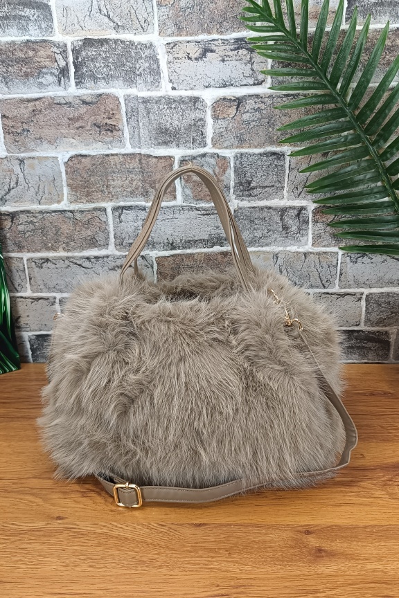 τσάντα-χιαστί-γούνα-μπεζ