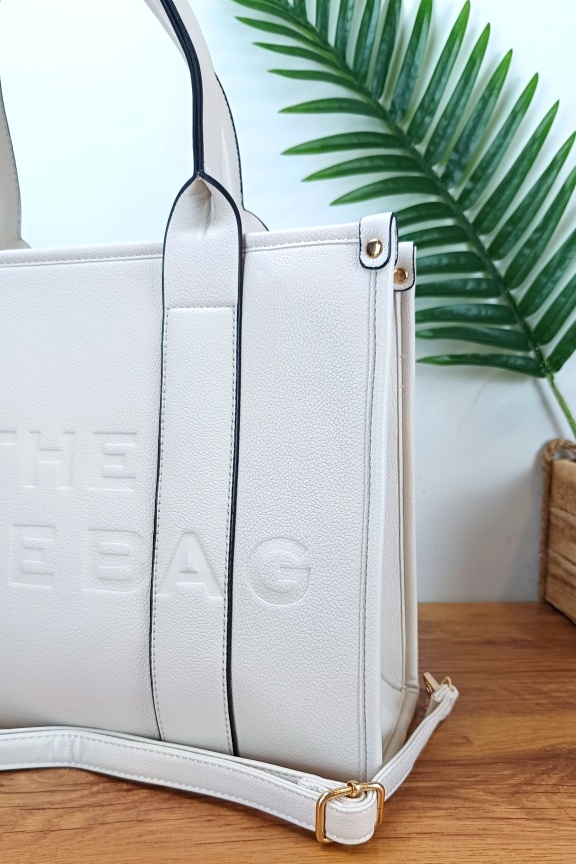 τσάντα-ώμου-δερματίνη-tote-εκρού