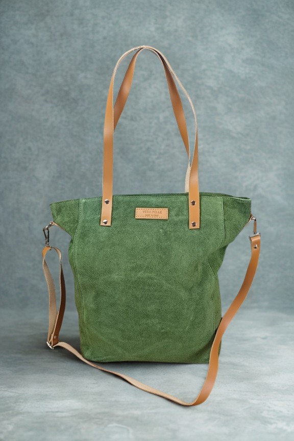 δερμάτινη-τσάντα-καστόρι-hobo-πράσινη