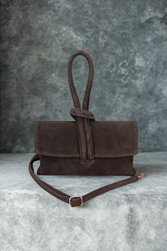 δερμάτινη-τσάντα-καστόρι-λαβή-καφέ-σκούρο