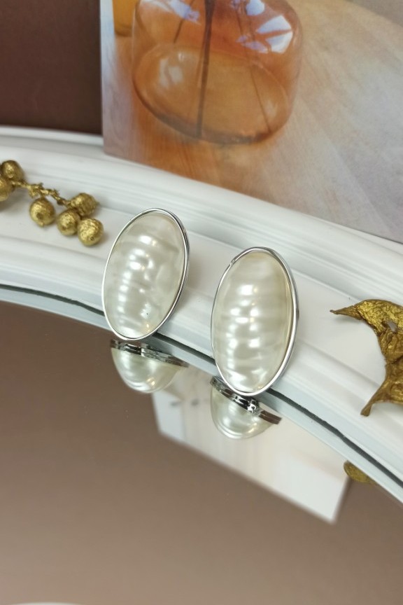 σκουλαρίκια-κλιπ-οβάλ-φίλντισι-ασημί