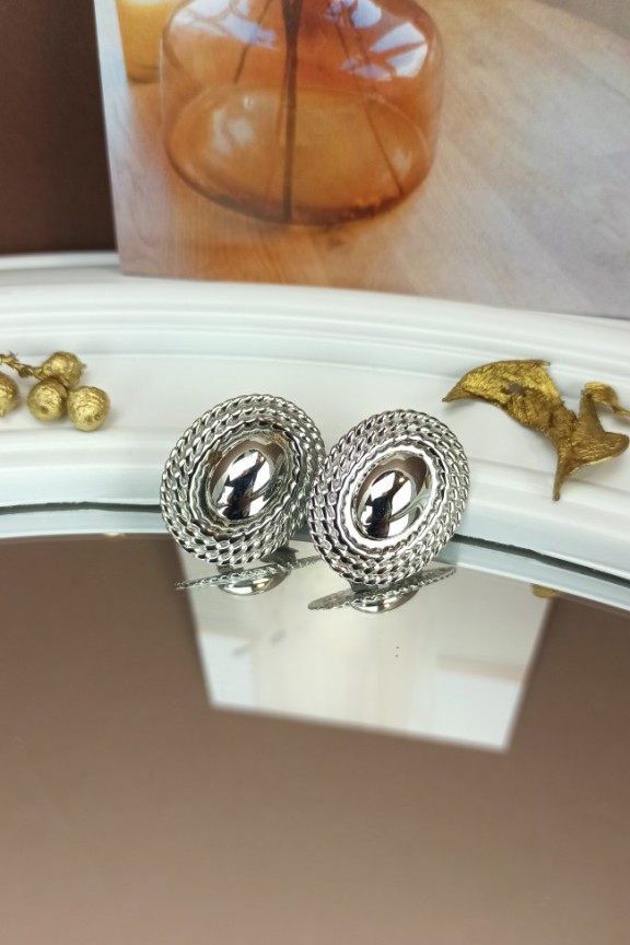 σκουλαρίκια-κλιπ-οβάλ-στεφάνη-ασημί