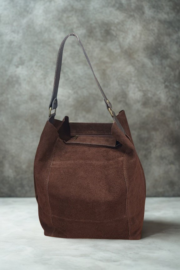 δερμάτινη-τσάντα-hobo-καστορι-καφε