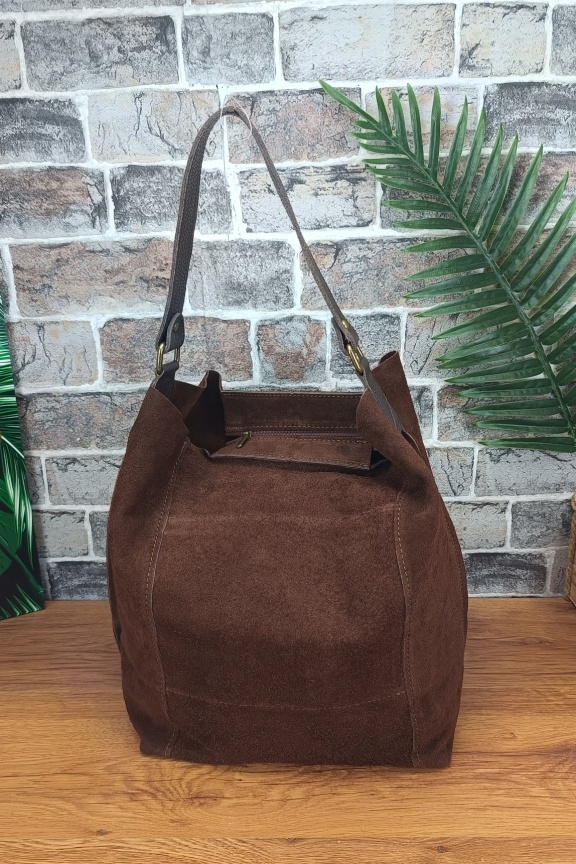 δερμάτινη-τσάντα-hobo-καστορι-καφε