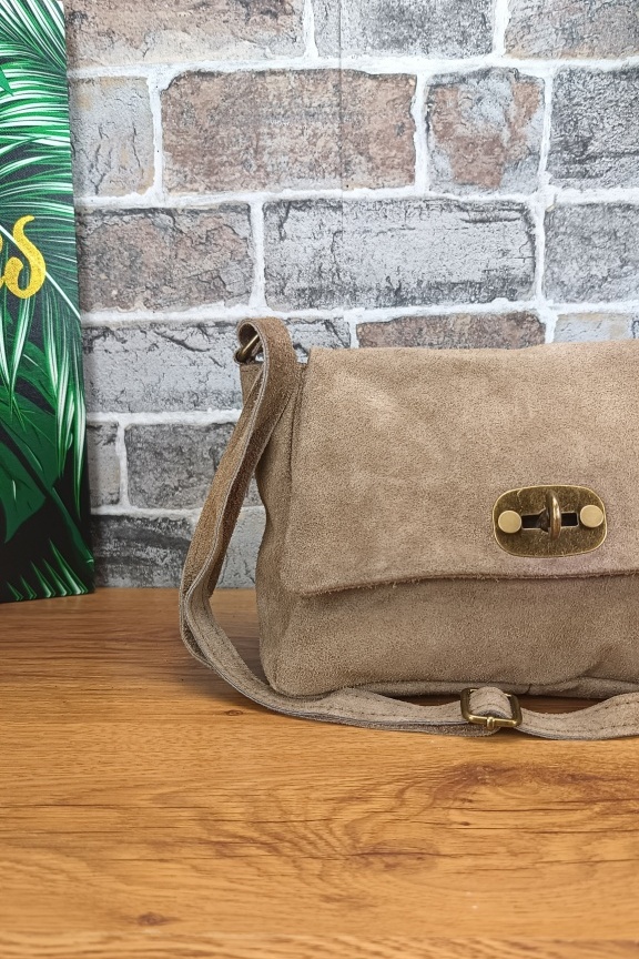 δερμάτινη-τσάντα-χιαστί-καστόρι-πούρο-ανοιχτό