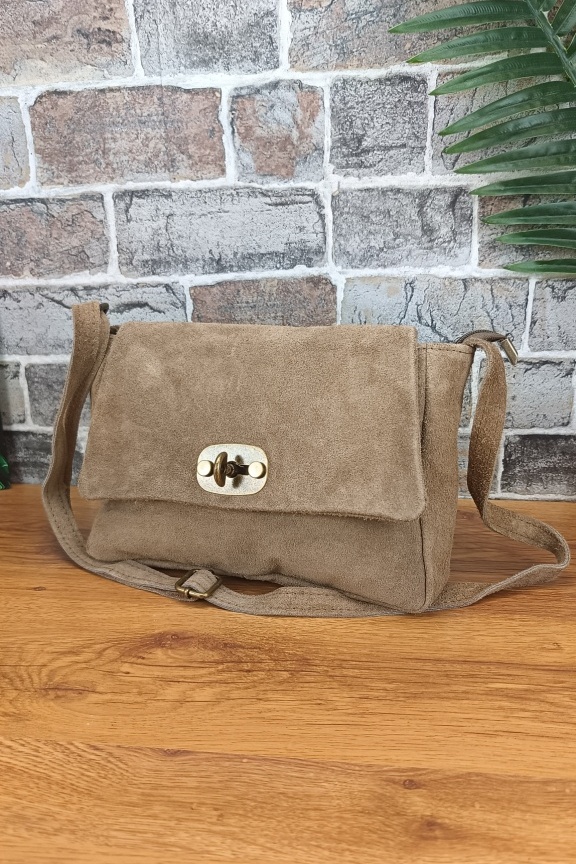 δερμάτινη-τσάντα-χιαστί-καστόρι-πούρο-ανοιχτό