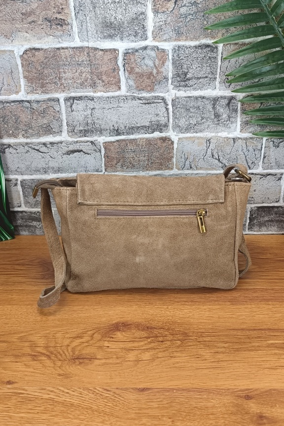 δερμάτινη-τσάντα-χιαστί-καστόρι-πούρο-ανοιχτό