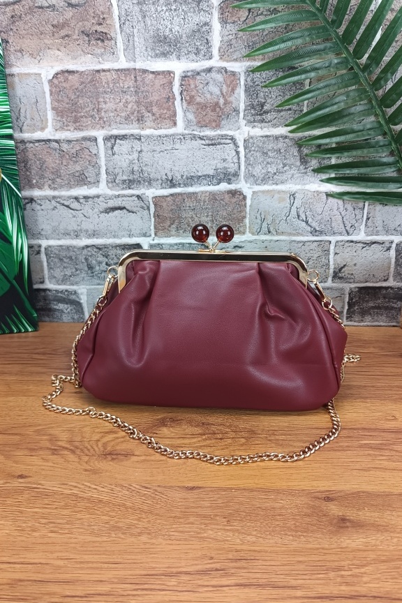 τσάντα-clutch-μπορντώ