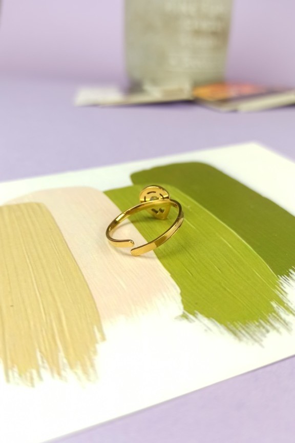 δαχτυλίδι-γυναικείο-διάφανη-πέτρα-χρυσό