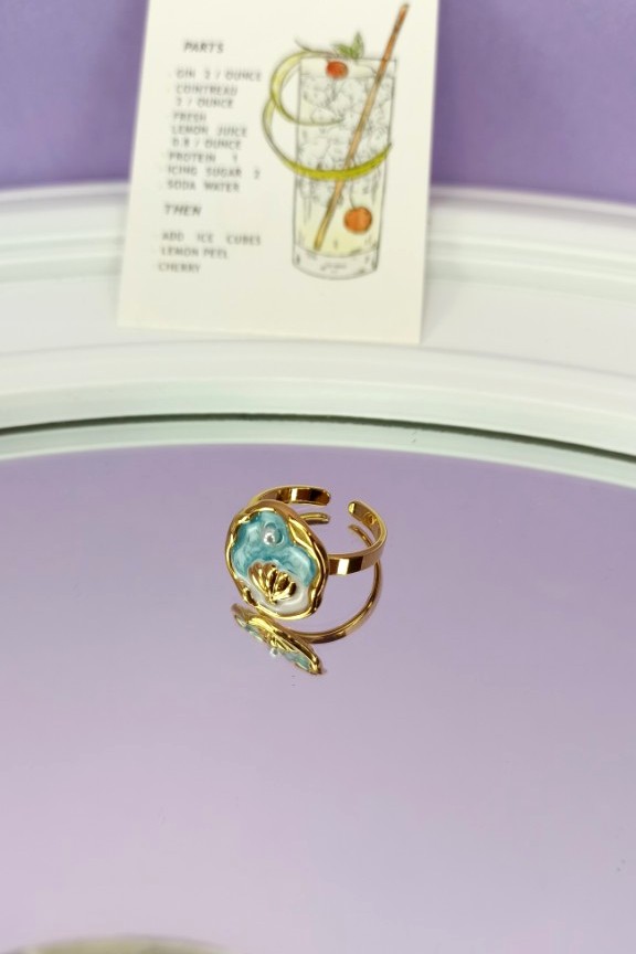 δαχτυλίδι-αχιβάδα-σμάλτο-χρυσό