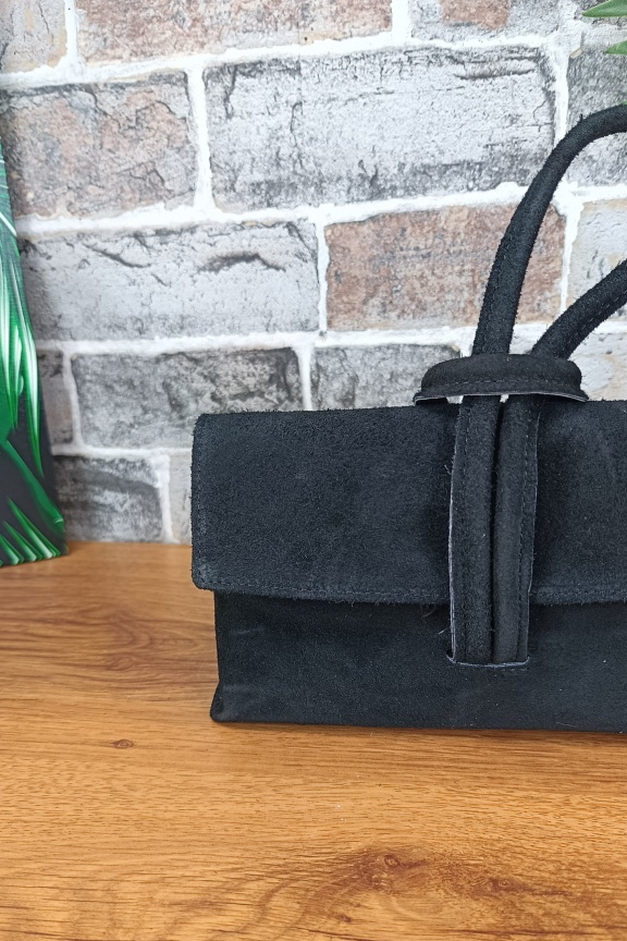 δερμάτινη-τσάντα-καστόρι-λαβή-μαύρη