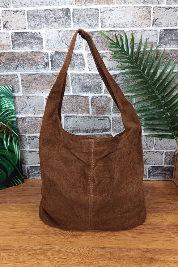 δερμάτινη-τσάντα-καστόρι-hobo-καφέ