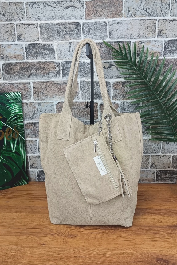 δερμάτινη-τσάντα-καστόρι-hobo-μπεζ-ανοιχτό