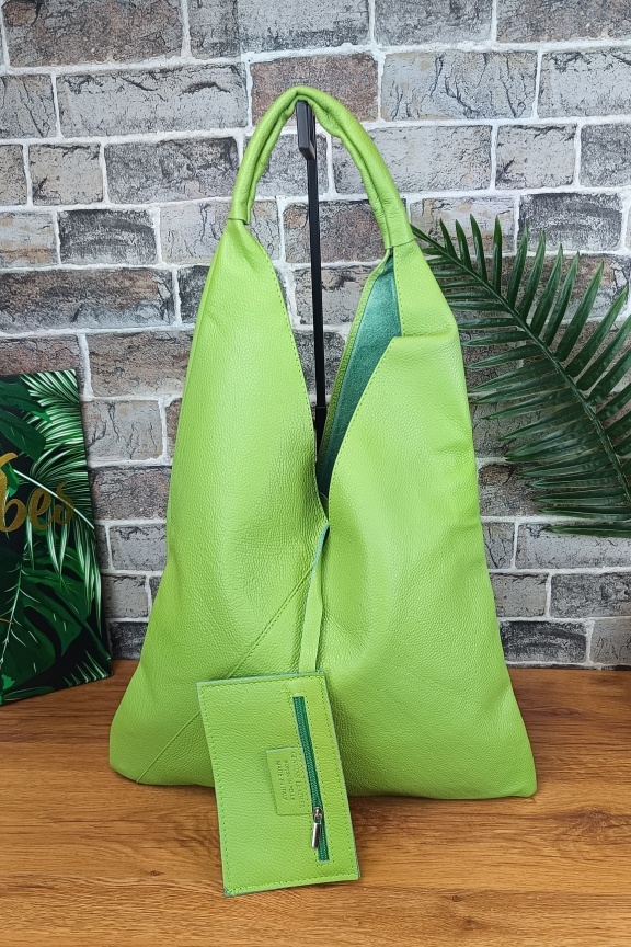 δερμάτινη-τσάντα-μεγάλη-hobo-πράσινο-ανοιχτό