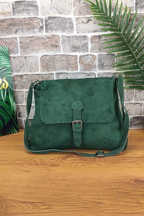 τσαντα-δερμα-καστορι-χακί