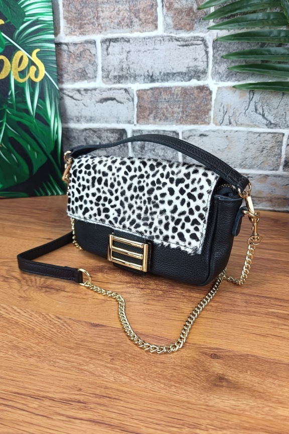 δερμάτινη-τσάντα-λεοπαρ-τριχα-λευκή-μαύρη