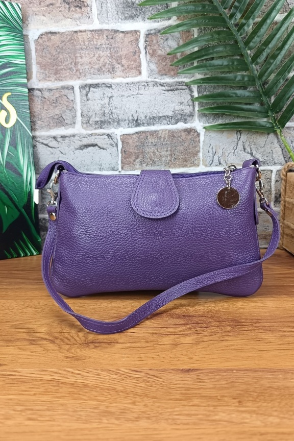 δερμάτινη-τσάντα-πόρπη-μωβ