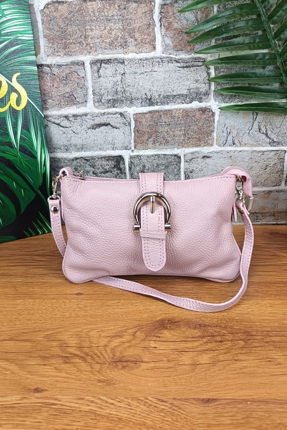 δερμάτινη-τσάντα-πόρπη-ροζ