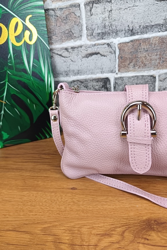 δερμάτινη-τσάντα-πόρπη-ροζ