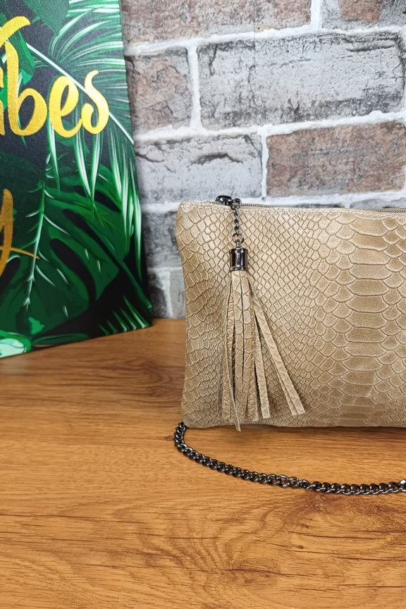 δερμάτινη-τσάντα-φάκελος-φίδι-μπεζ