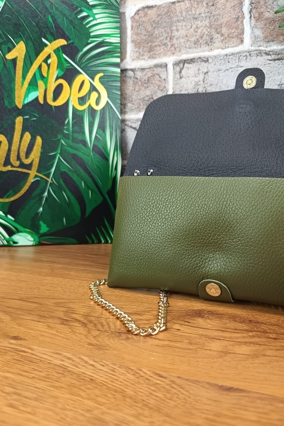 δερμάτινο-τσαντάκι-μέλισσα-χακί