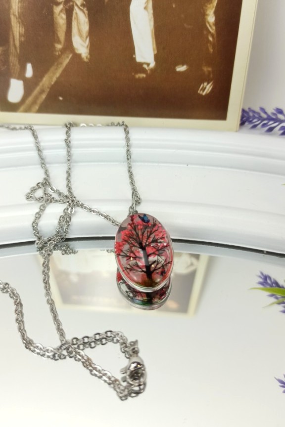 κολιέ-χειροποίητο-δέντρο-κόκκινο