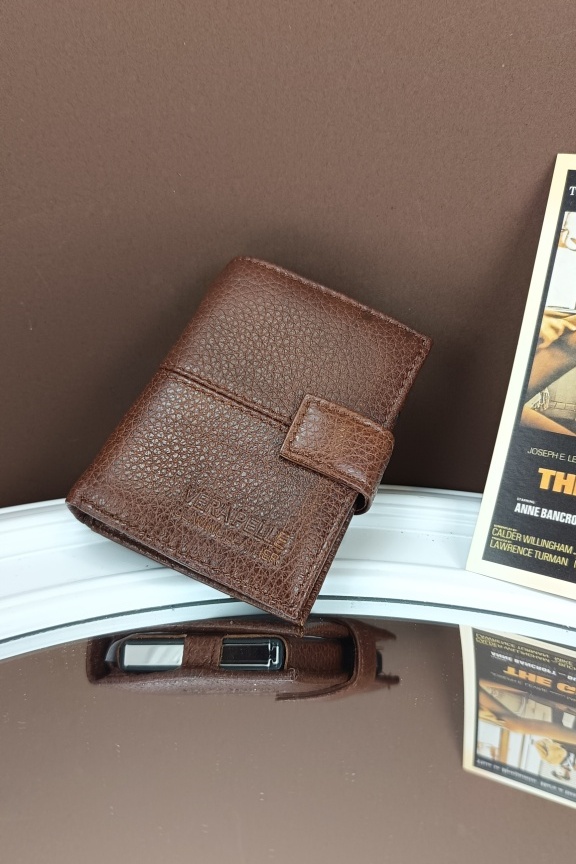 δερμάτινο-πορτοφόλι-rfid-καρτών-καφέ