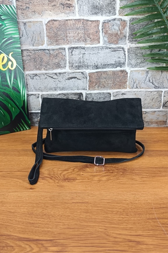 τσαντάκι-δέρμα-καστόρι-μαύρο